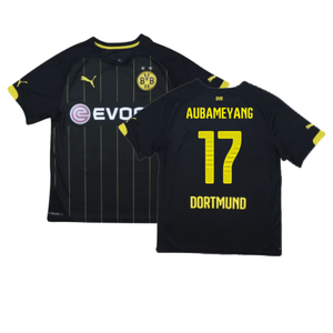 Borussia Dortmund 2014-16 Away Shirt (M) (Very Good) (Aubameyang 17)_0