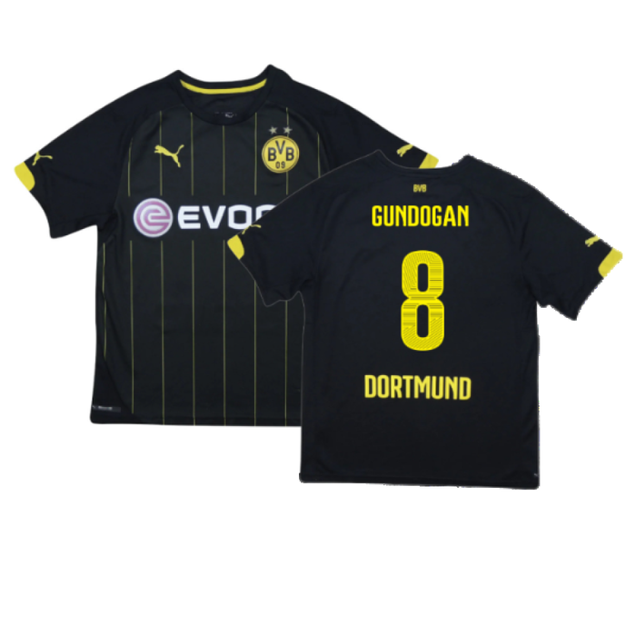 Borussia Dortmund 2014-16 Away Shirt (M) (Very Good) (Gundogan 8)