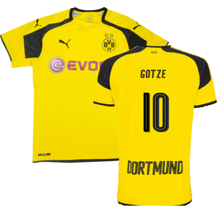 Borussia Dortmund 2016-17 Champions League Home Shirt (Mint) (Gotze 10)