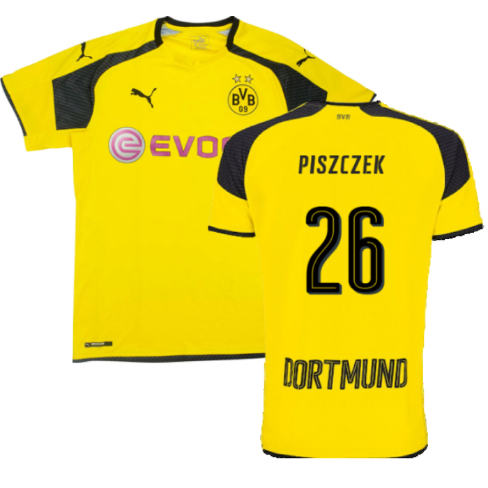 Borussia Dortmund 2016-17 European Home Shirt (L) (Mint) (Piszczek 26)