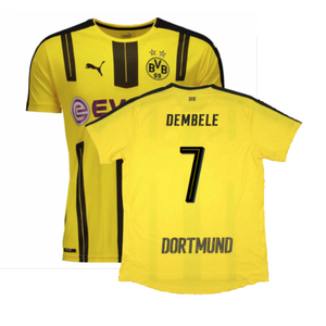 Borussia Dortmund 2016-17 Home Shirt (L) (Excellent) (Dembele 7)_0