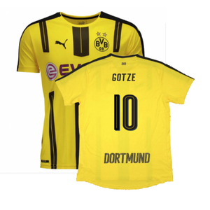 Borussia Dortmund 2016-17 Home Shirt (S) (Excellent) (Gotze 10)_0