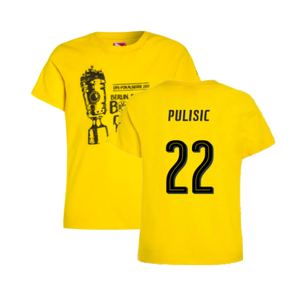 Borussia Dortmund 2016-17 Puma German Cup T Shirt (L) (Pulisic 22) (BNWT)_0