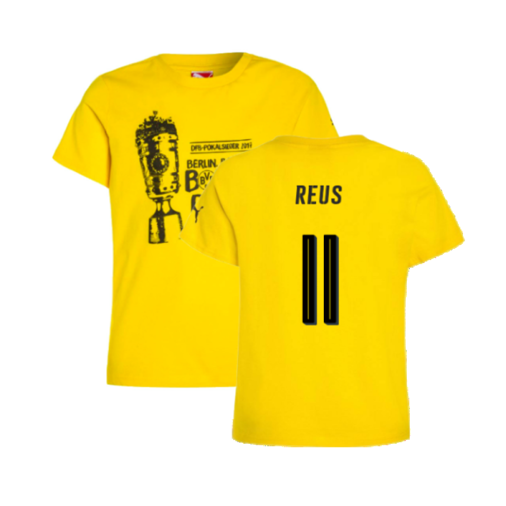 Borussia Dortmund 2016-17 Puma German Cup T Shirt (L) (Reus 11) (BNWT)_0