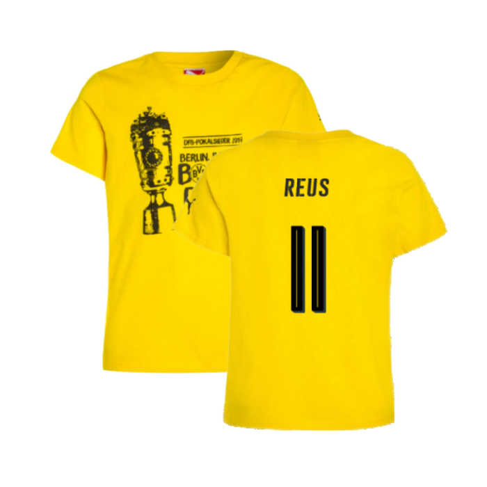 Borussia Dortmund 2016-17 Puma German Cup T Shirt (L) (Reus 11) (BNWT)