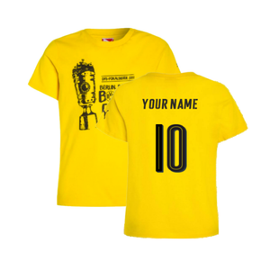 Borussia Dortmund 2016-17 Puma German Cup T Shirt (L) (Your Name 10) (BNWT)_0