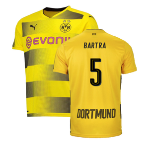 Borussia Dortmund 2017-18 Home Shirt (L) (Excellent) (Bartra 5)_0