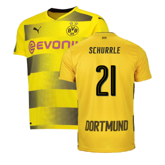 Borussia Dortmund 2017-18 Home Shirt (L) (Excellent) (Schurrle 21)