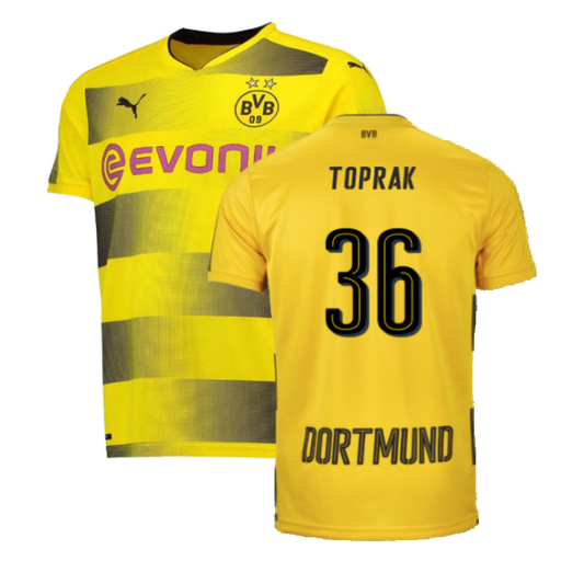 Borussia Dortmund 2017-18 Home Shirt (L) (Excellent) (Toprak 36)_0