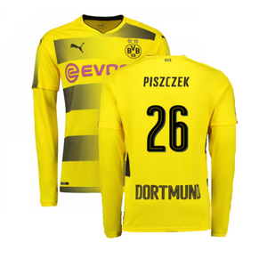 Borussia Dortmund 2017-18 Long Sleeve Home Shirt (S) (Excellent) (Piszczek 26)_0