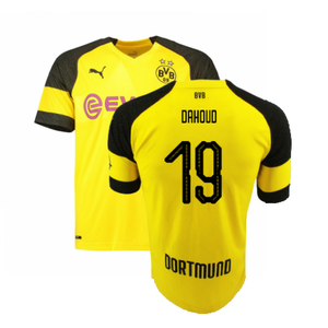 Borussia Dortmund 2018-19 Home Shirt (Excellent) (Dahoud 19)_0