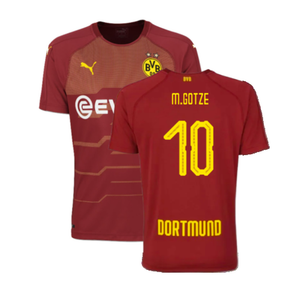 Borussia Dortmund 2018-19 Third Shirt (S) (Mint) (M.Gotze 10)_0