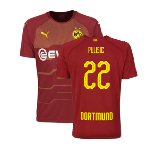 Borussia Dortmund 2018-19 Third Shirt (S) (Mint) (Pulisic 22)_0