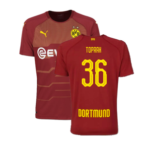 Borussia Dortmund 2018-19 Third Shirt (S) (Mint) (Toprak 36)_0