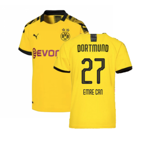 Borussia Dortmund 2019-20 Home Shirt (L) (Excellent) (Emre Can 27)_0