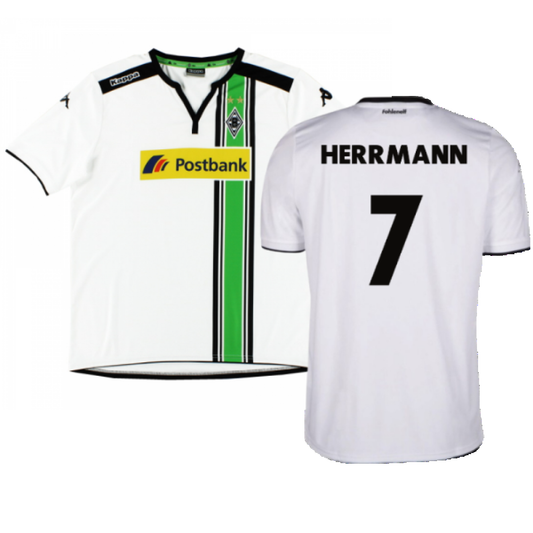 Borussia Monchengladbach 2015-16 Home Shirt (Excellent) (Herrmann 7)_0