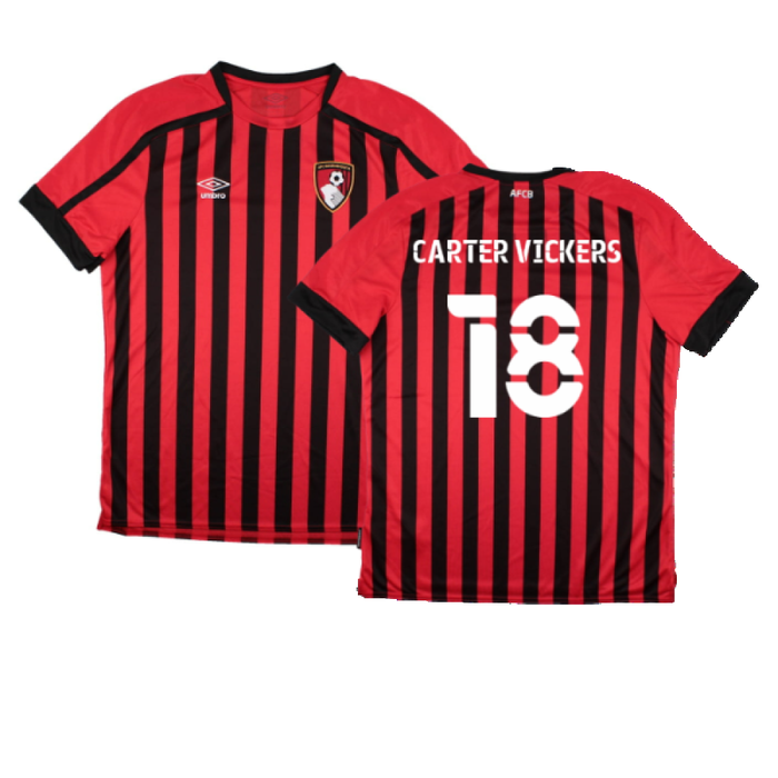 Bourenmouth 2021-22 Home Shirt (Sponsorless) (M) (Mint) (Carter Vickers 18)