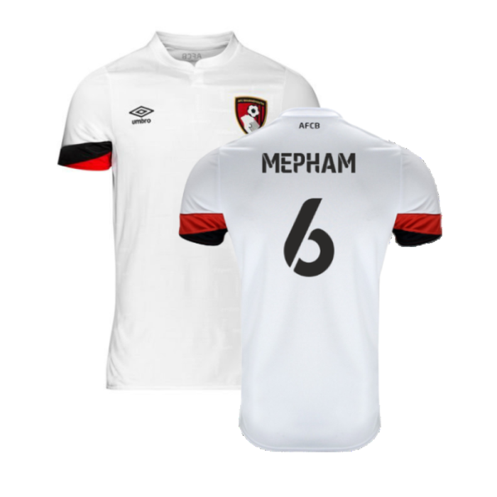 Bournemouth 2021-22 Away Shirt (Sponsorless) (XXL) (Mepham 6) (Excellent)