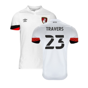 Bournemouth 2021-22 Away Shirt (Sponsorless) (XXL) (Travers 23) (Excellent)_0