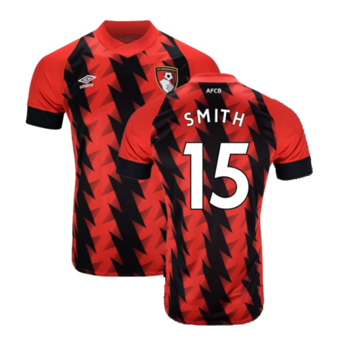 Bournemouth 2022-23 Home Shirt (Sponsorless) (L) (SMITH 15) (Mint)