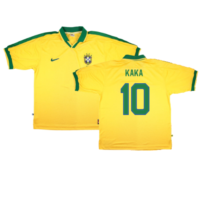 Brazil 1997-98 Home Shirt (XL) (Very Good) (KAKA 10)