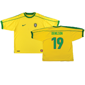 Brazil 1998-00 Home Shirt (Excellent) (Denilson 19)_0