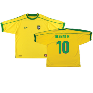 Brazil 1998-00 Home Shirt (Excellent) (NEYMAR JR 10)_0