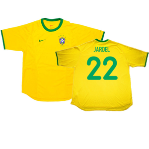 Brazil 2000-02 Home Shirt (L) (Very Good) (Jardel 22)_0