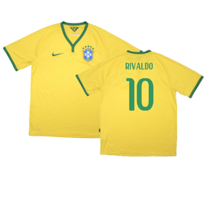 Brazil 2014-15 Home Shirt (Excellent) (Rivaldo 10)_0