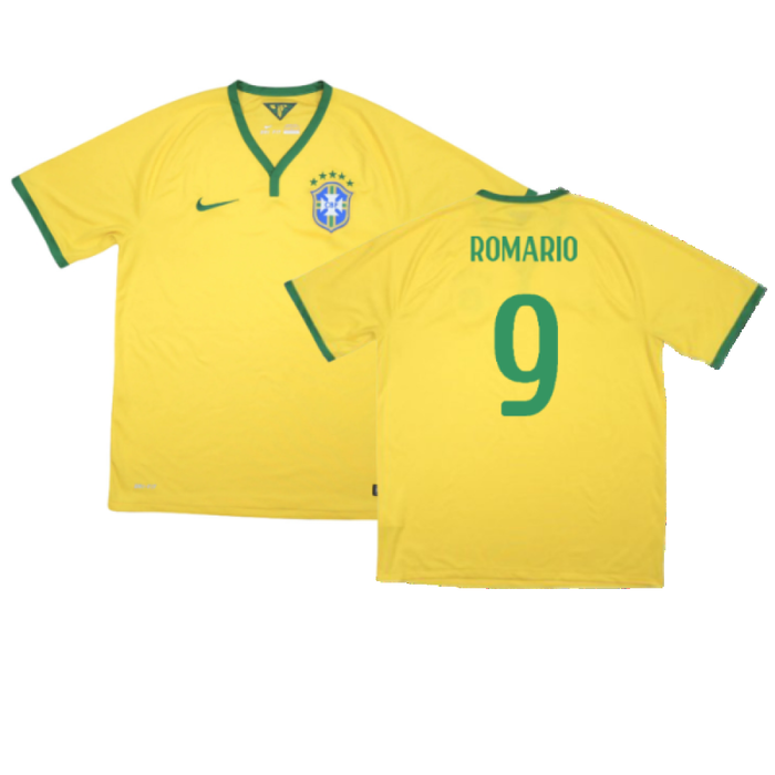 Brazil 2014-15 Home Shirt (Excellent) (Romario 9)