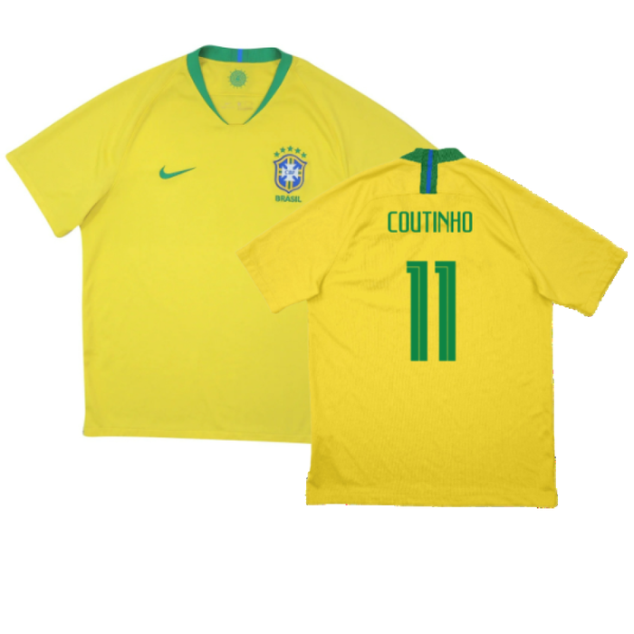 Brazil 2018-19 Home Shirt (Good) (Coutinho 11)