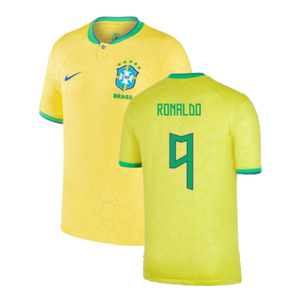 Brazil 2022 23 Home Shirt Baby 3 6 months Excellent Ronaldo 9 Classic Football Kit