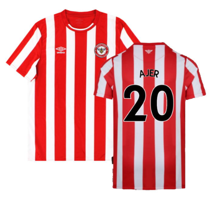 Brentford 2021-23 Home Shirt (L) (Mint) (AJER 20)