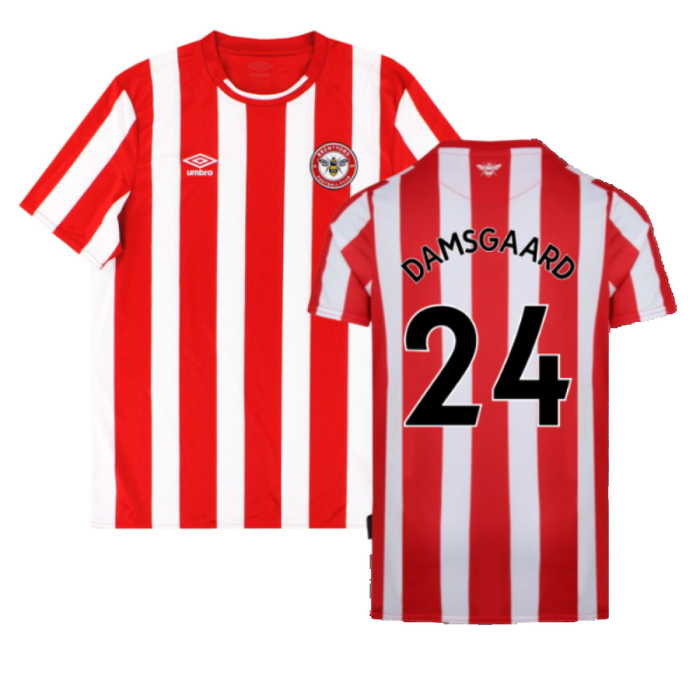 Brentford 2021-23 Home Shirt (M) (Mint) (DAMSGAARD 24)