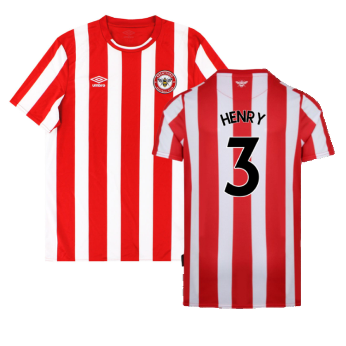 Brentford 2021-23 Home Shirt (M) (Mint) (HENRY 3)