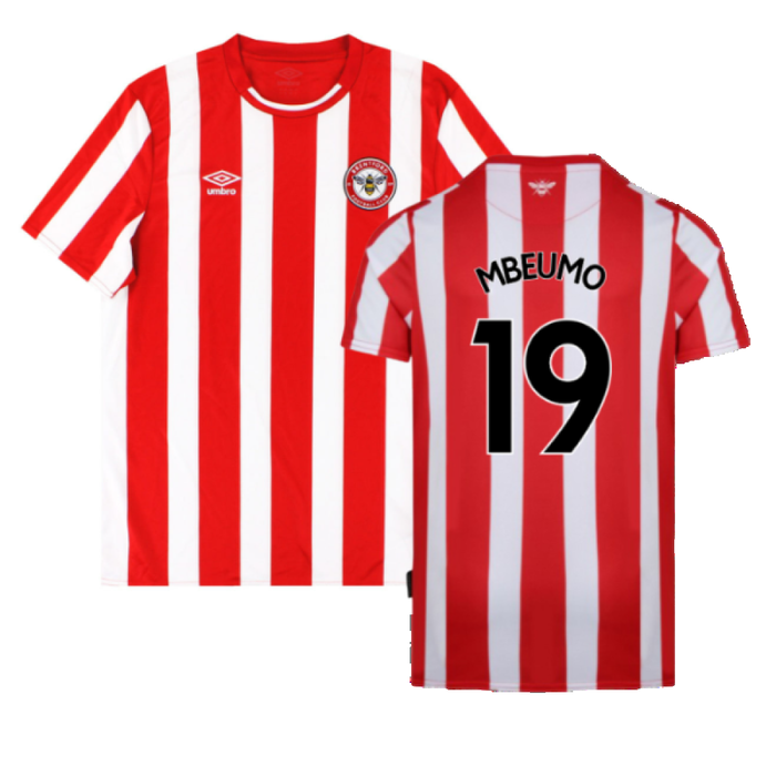 Brentford 2021-23 Home Shirt (S) (Excellent) (MBEUMO 19)