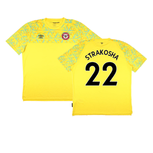 Brentford 2022-23 Goalkeeper Home Shirt (XXL) (Excellent) (Strakosha 22)_0