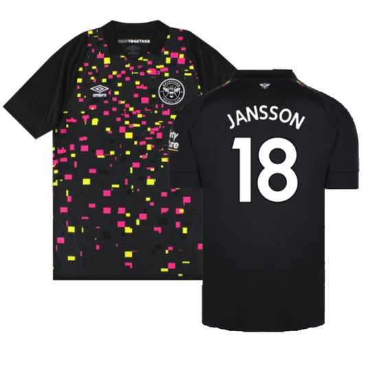 Brentford 2022-23 Third Shirt (Sponsorless) (M) (BNWT) (JANSSON 18)_0