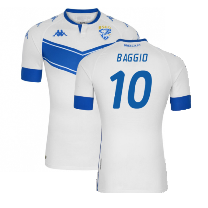 Brescia 2020-21 Away Shirt (Sponsorless) (XL) (BAGGIO 10) (Mint)