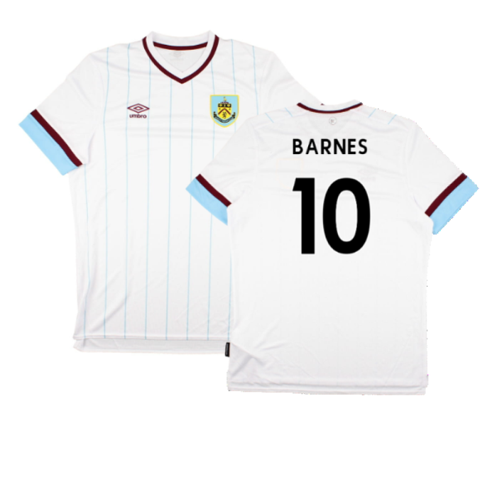 Burnley 2021-22 Away Shirt (Sponsorless) (XL) (Mint) (BARNES 10)