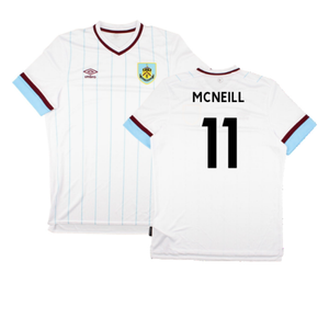 Burnley 2021-22 Away Shirt (Sponsorless) (S) (Mint) (McNEILL 11)_0