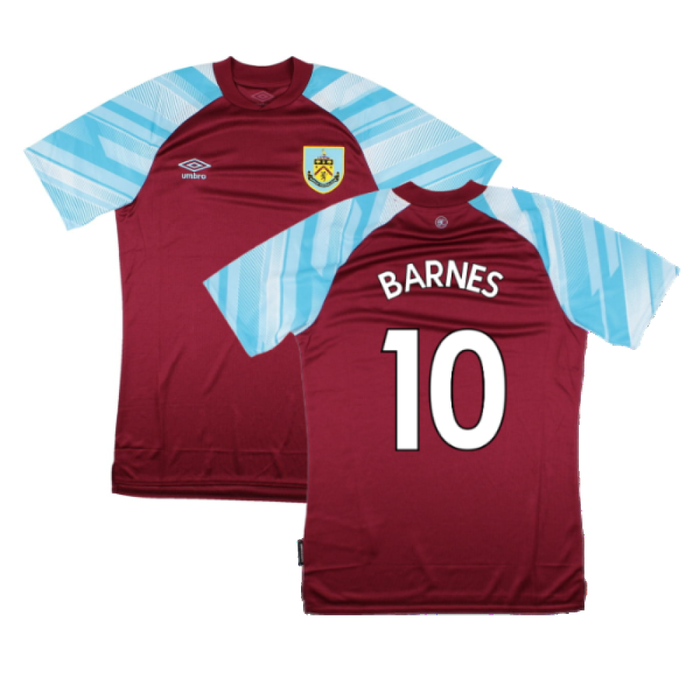 Burnley 2021-22 Home Shirt (Sponsorless) (L) (BARNES 10) (Mint)