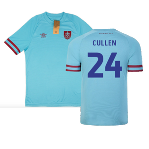 Burnley 2022-23 Away Shirt (Sponsorless) (XXL) (Excellent) (CULLEN 24)_0