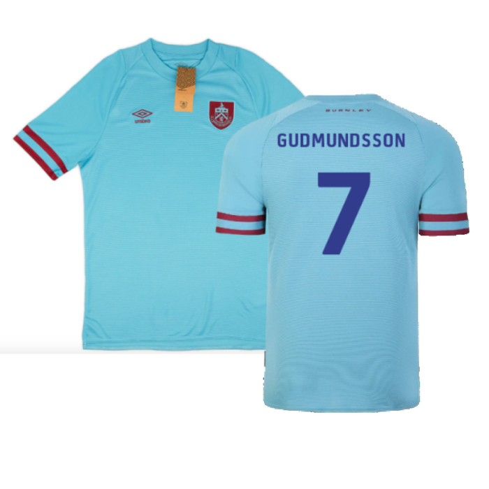 Burnley 2022-23 Away Shirt (Sponsorless) (XXL) (Excellent) (GUDMUNDSSON 7)