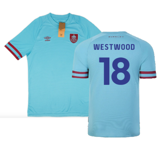 Burnley 2022-23 Away Shirt (Sponsorless) (XXL) (Excellent) (WESTWOOD 18)_0