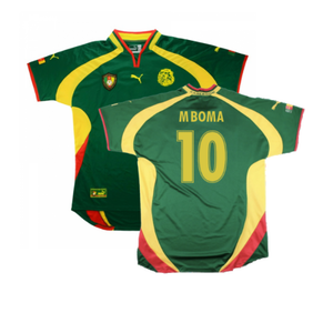 Cameroon 2000-02 Home Shirt (XL) (Very Good) (M Boma 10)_0