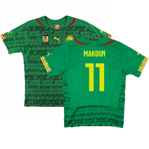 Cameroon 2014-15 Home Shirt (Mint) (Makoun 11)_0