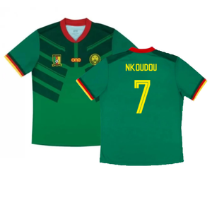 Cameroon 2022-23 Home Shirt (MB) (NKOUDOU 7) (Excellent)_0