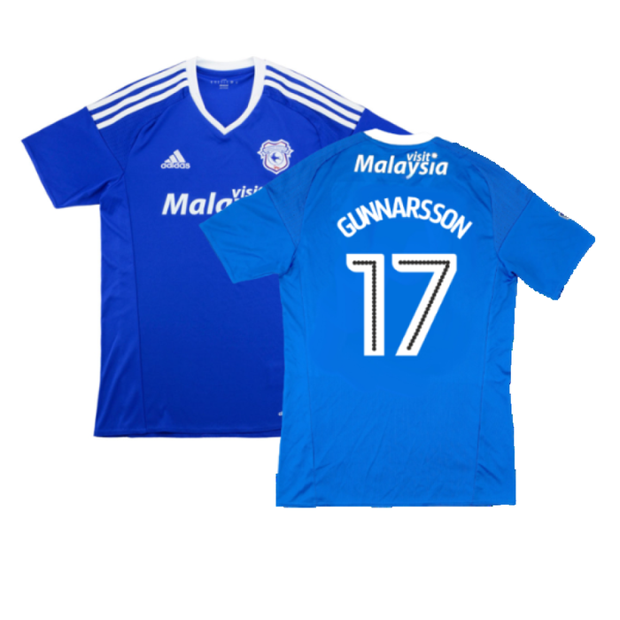 Cardiff 2016-17 Home Shirt (S) (Excellent) (Gunnarsson 17)