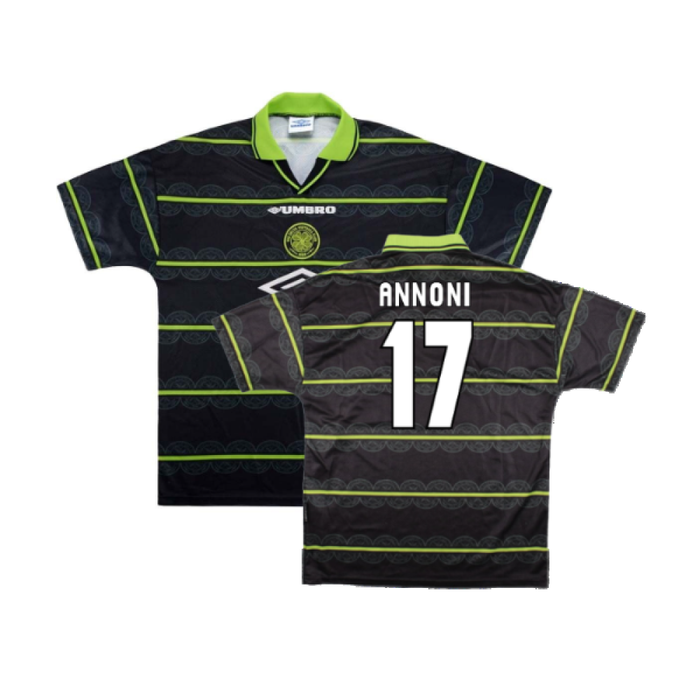 Celtic 1998-1999 Away Shirt (XL) (Excellent) (Annoni 17)